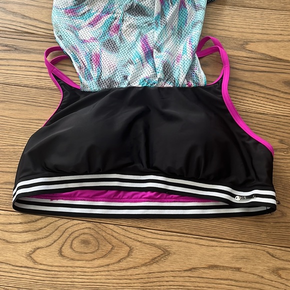 ZEROXPOSUR WOMEN'S SWIMSUIT 2 PC. SET COLOR: AURORA size XXL - Picture 4 of 7